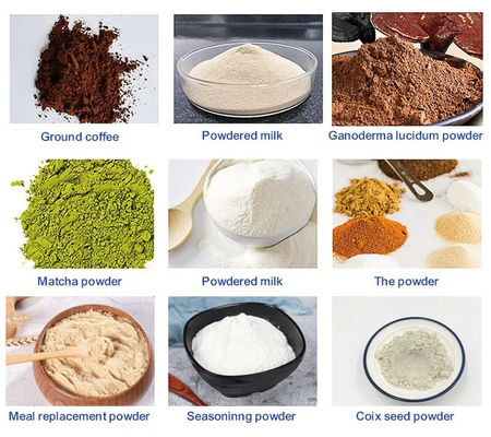 스테인리스 스틸 구조로 알루미늄 분말 포장 기계 220V / 50Hz